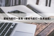 爱拍马屁打一生肖（爱拍马屁打一生肖谜底）
